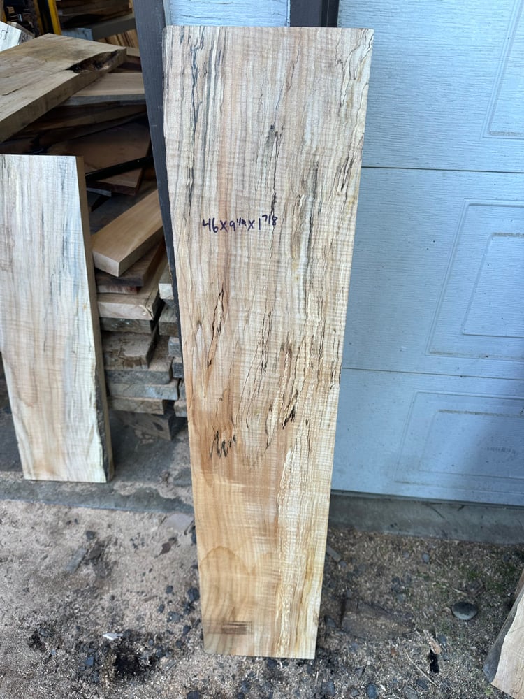 Figured/spalted maple billet 10