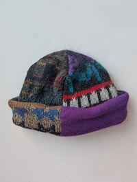 Image 1 of Upcycled Reversible Beanie Mohair x Cashmere