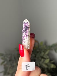 Image 5 of SMALL PURPLE CUBIC FLUORITE ON QUARTZ -INNER MONGOLIA- 