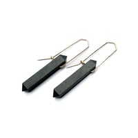 Image 1 of Basalt Point Earrings 
