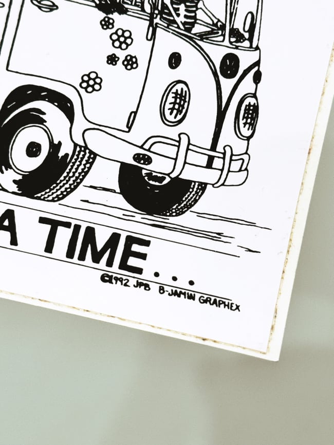 1992 One Show at a Time 6” Sticker