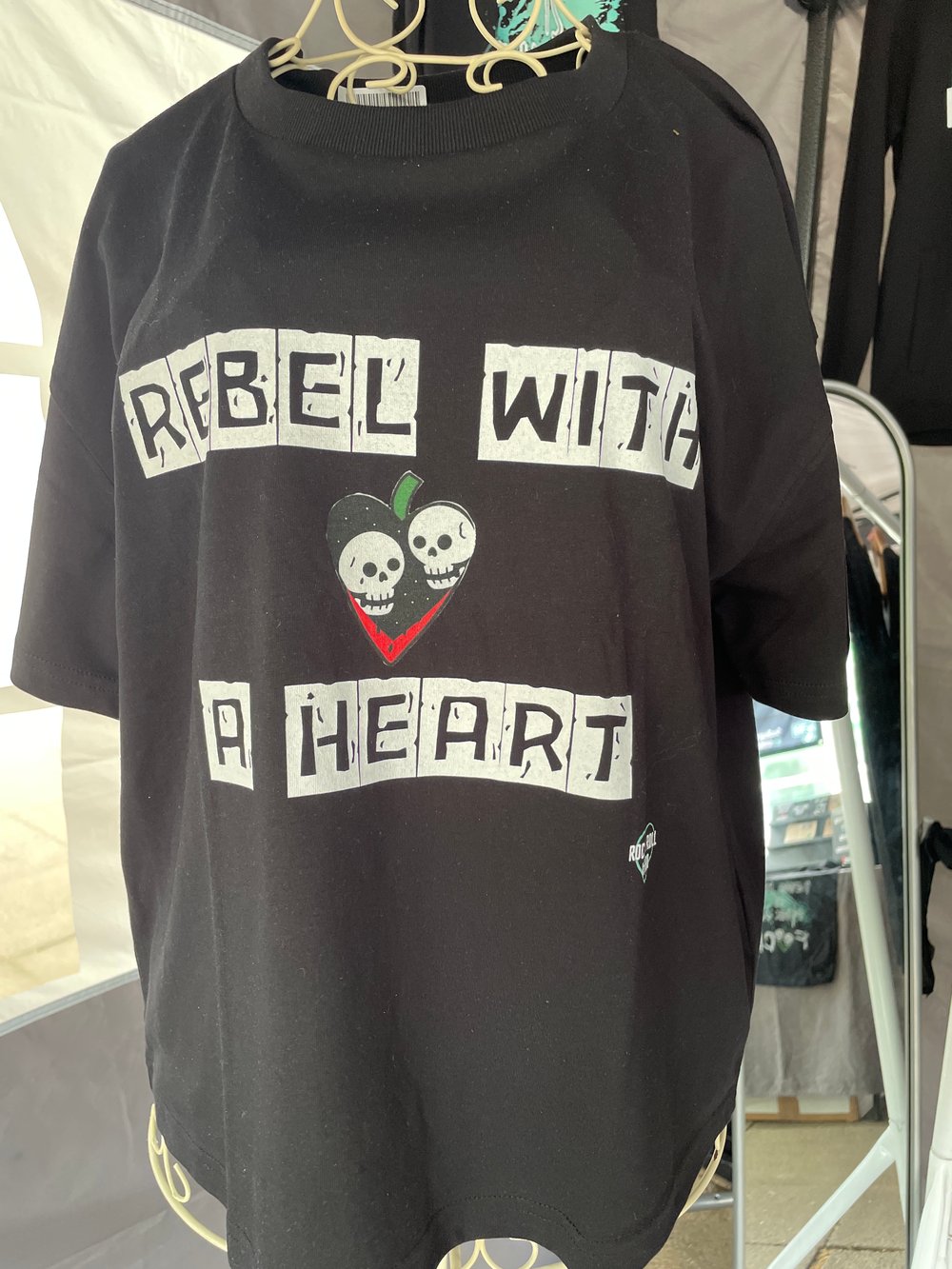 ‘REBEL WITH A HEART’ Crop
