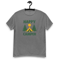 Image 13 of Unisex classic tee, Happy Camper T-Shirt | Camping Outdoor Adventure Graphic Tee