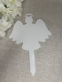 Image 1 of Acrylic Angel Grave Marker