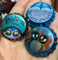 Bottle cap button pins!