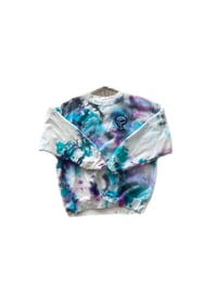 Purple & Blue Mesh Trippy Sweatshirt 