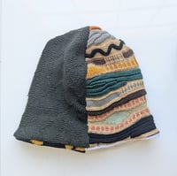 Image 2 of Upcycled Reversible Beanie Cotton Blend 27