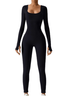 Image 4 of Stretch Yoga Jumpsuit