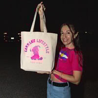 Image 5 of Too High Tote Bag (double sided)