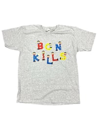 Image 2 of bcnkills letters shirt