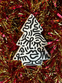 Image 2 of Ceramic Christmas Tree Small - Black 