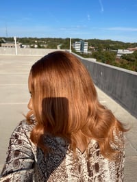 Image 3 of Ombre ROSE GOLD/GINGER Fully customized HD Lace front wig