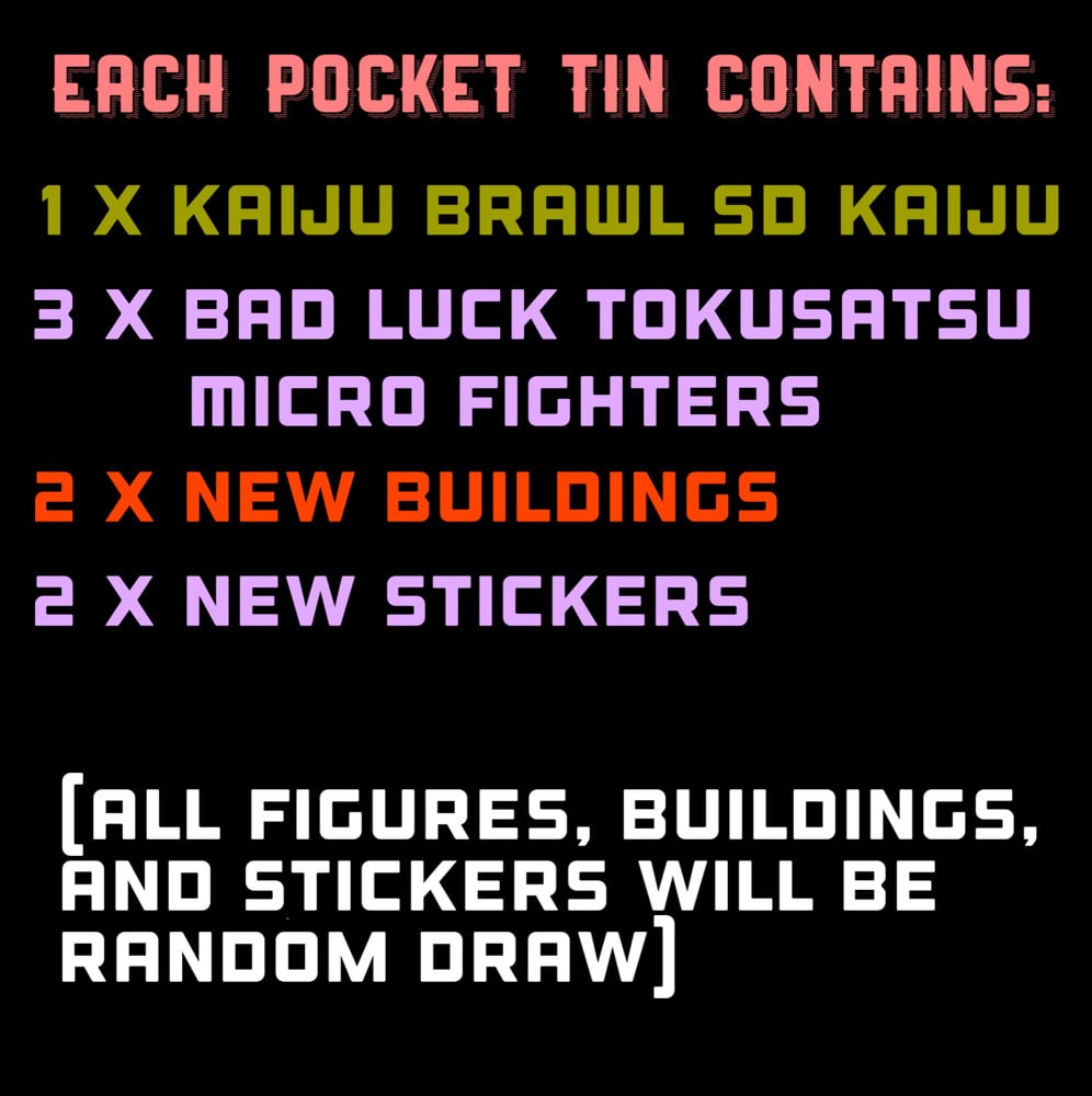 Image of Kaiju Brawl SD Pocket Battle Packs