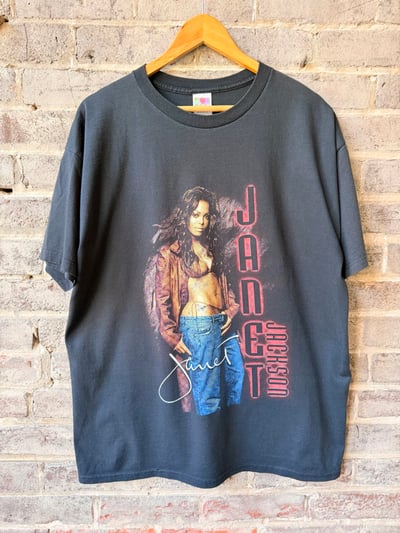 Image of Vintage Janet Jackson Tour 2002 Concert Rap Tee, SIZE: XL