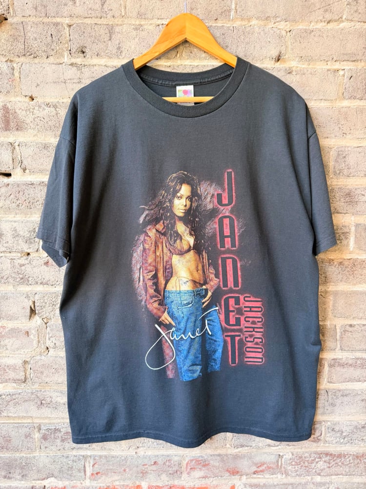 Image of Vintage Janet Jackson Tour 2002 Concert Rap Tee, SIZE: XL