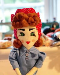 Image 1 of Rosie The Riveter Rag Doll
