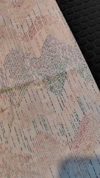 Image 2 of vintage clown pillowcase - scatter chevron