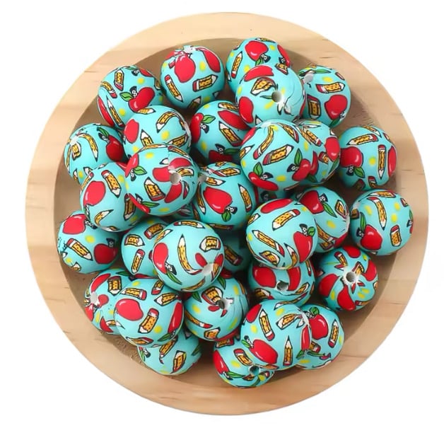 Image of 15mm Silicone Beads (10pc)