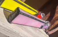 Image 3 of Retroscope: Handmade 10" Stained Glass Kaleidoscope-pink