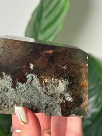 Image 4 of XL SELF STANDING HALF POLISHED HIMALAYAN RUTILE IN QUARTZ CLUSTER G