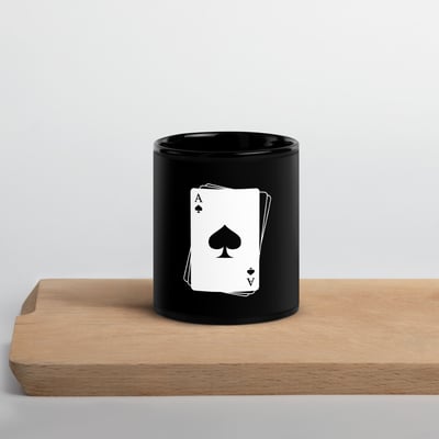Image of Ace of spades  Glossy Mug