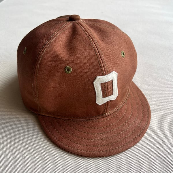 Image of Kakishibu Dyed Canvas Ball Cap 005