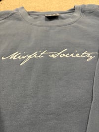Image 2 of vintage crew neck (blue jean)