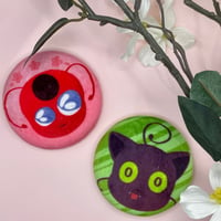 Image of kwami plush buttons