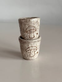 Image 2 of SPECKLED WHITE JUG/CUP