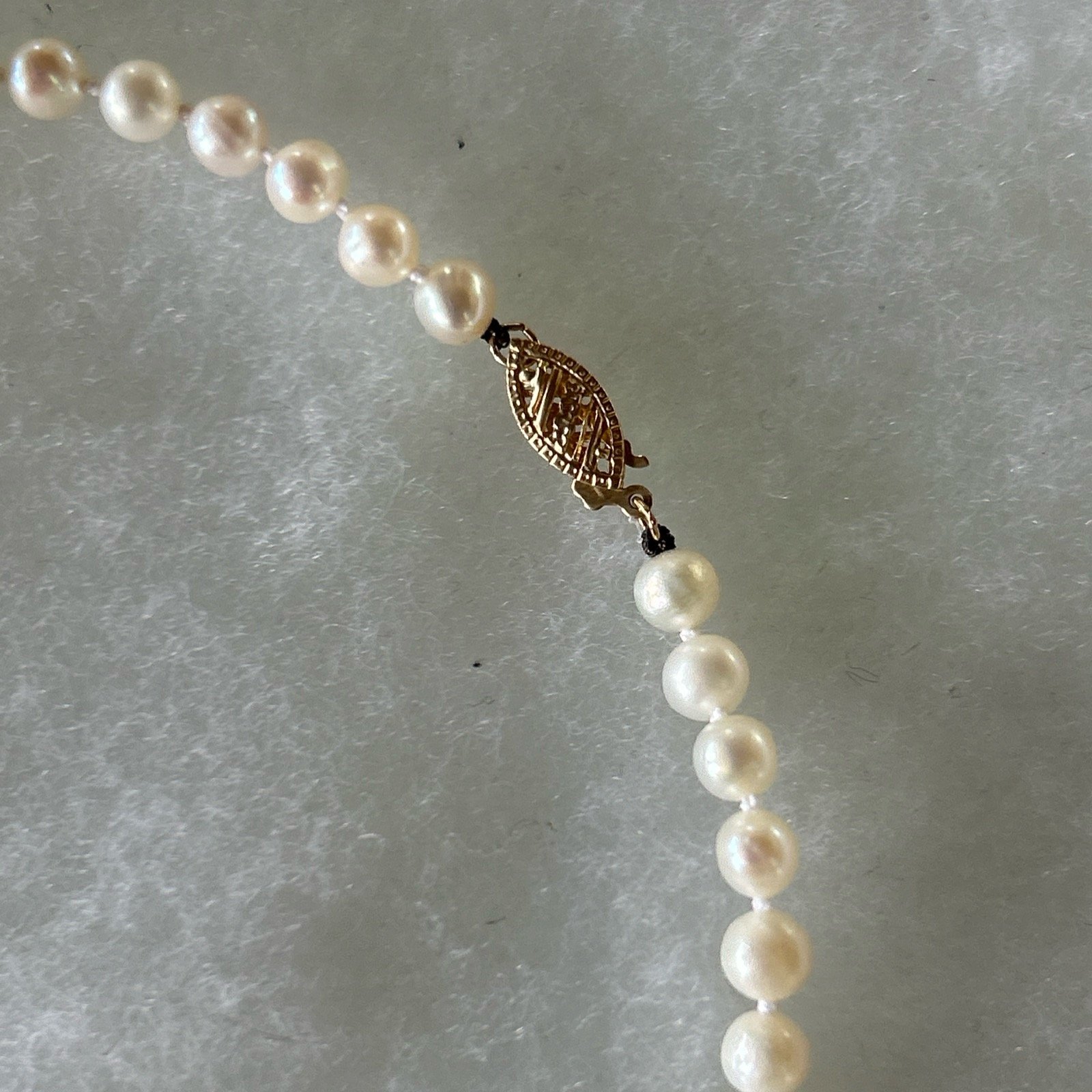 Outlets 14k Gold Clasp Freshwater Pearl Necklace