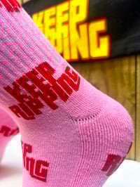 Image 4 of PINK AND RED RIPPING SOCKS