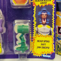 Image 13 of Kenner The Real Ghostbusters Fright Features Winston Zeddemore & Scream Roller Ghost (Carded)