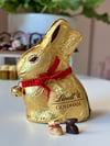 Miniature chocolate Lindt Bunnies 1:12 scale