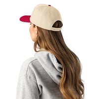 Image 3 of HOT GIRLS SAVE LIVES - THE TWO TONE BASEBALL HAT IN RED