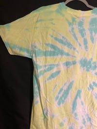 Image 5 of LARGE  Shrimply Irresistible Blacklight Reactive Tie Dye Shirt 2