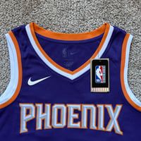 Image 3 of NIKE PHOENIX SUNS KEVIN DURANT #35 ICON EDITION SWINGMAN JERSEY MENS SIZE LARGE PURPLE NEW