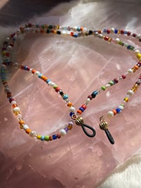 Image 1 of Rainbow glasses chain