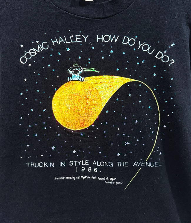 Grateful Dead 1986 Cosmic Charlie (Halley) Lot T-Shirt - Size M