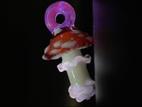 Image 1 of Sunstone Amanita Muscaria Pendant (UV)