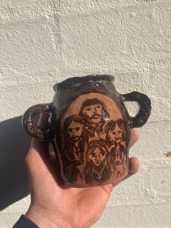 Image of Black Sabbath terracotta vase 