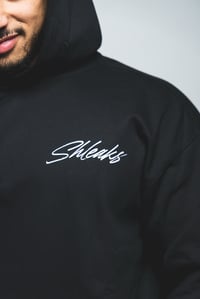 Image 2 of Signature Black Over-Sized Hoodie