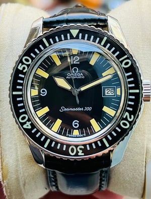Image of omega seamaster 300 automatic sports mens watch,cal 565-166.024.(BL-29) DATE ISSUE