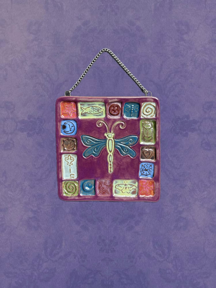 Image of Whimsy Dragonfly Wall Hanging #2 (discounted)