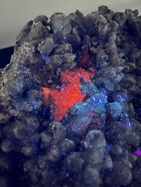 Image 18 of Quartz, Limonite, Chlorite, Hematite & UV Calcite Statement Cluster | Daye China #2861 