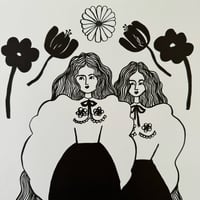 Image 3 of THE TWINS A3 PRINT