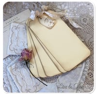 Image 1 of handmade luggage tags set of 10