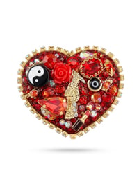 I AM The Altar Red Santa Muerte Ring 