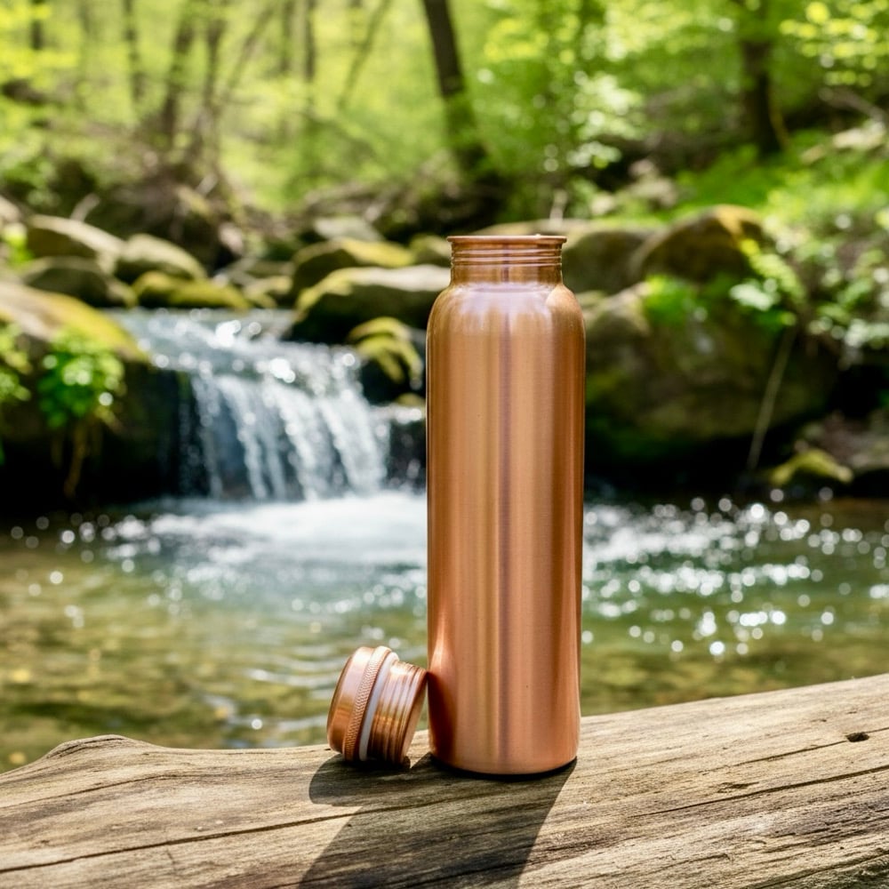 Image of Copper Water Bottle #3
