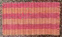 Image 1 of Red & Orange - Two Tone - 35 Fathom - Lobster Rope Mat