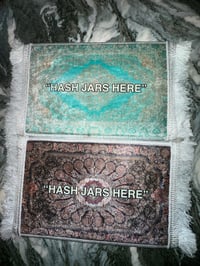 Image 2 of “HASH JARS HERE” rug with moodmat 